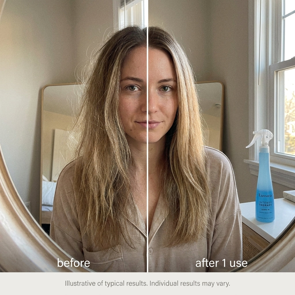 Your hair isn't the problem. It's missing slip.