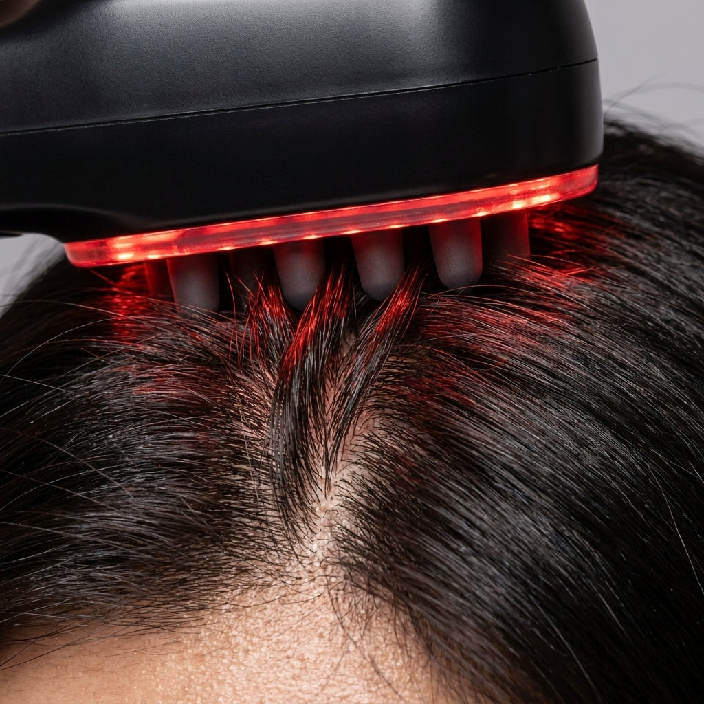 Your roots don't need another serum. They need blood flow.