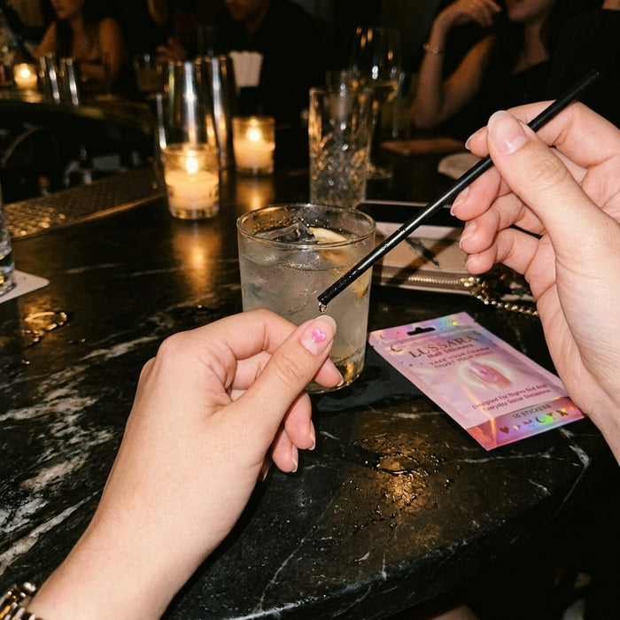 One drop when the drink lands