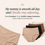 No-Roll Tummy Control Briefs — 6 Pack