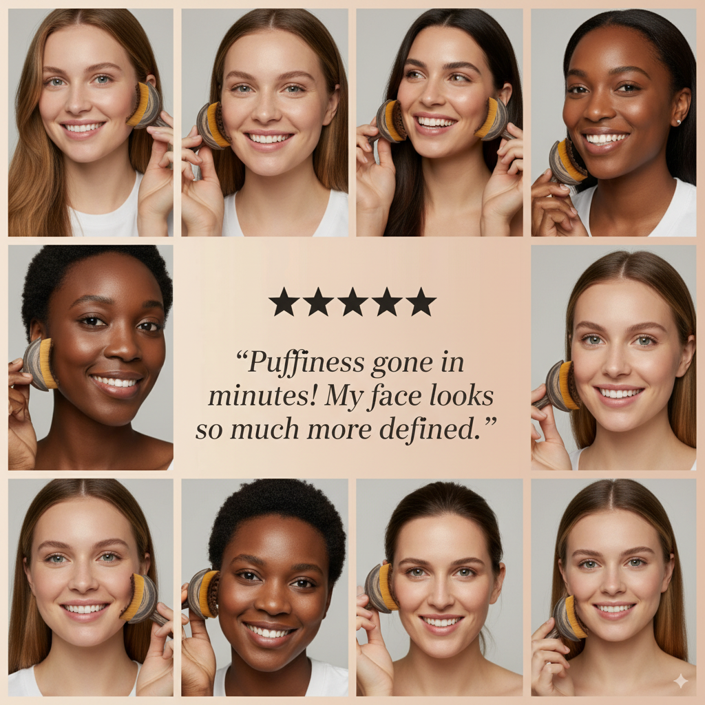 Lussara Lymphatic Face Brush