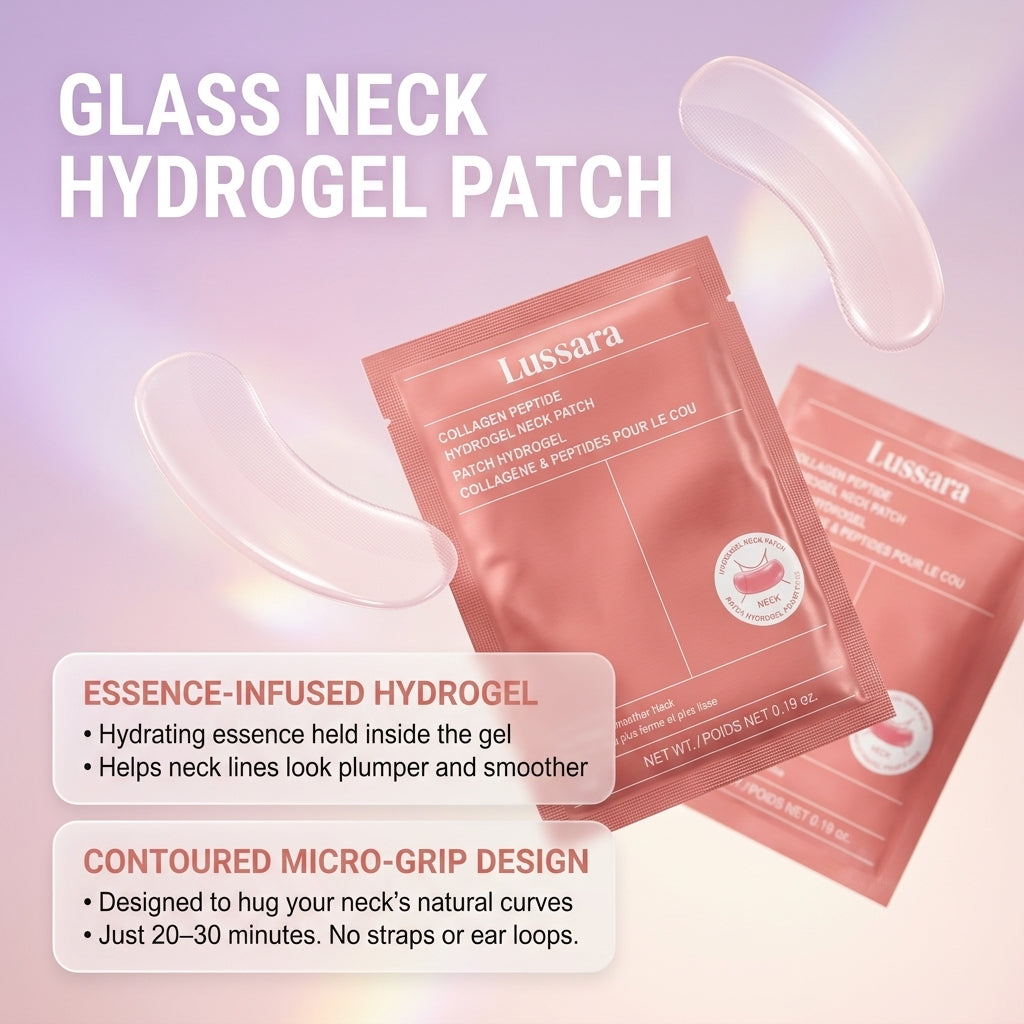 Glass Neck Hydrogel Patch