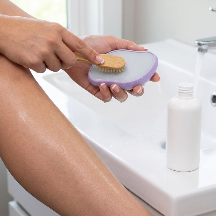 5. Rinse and brush