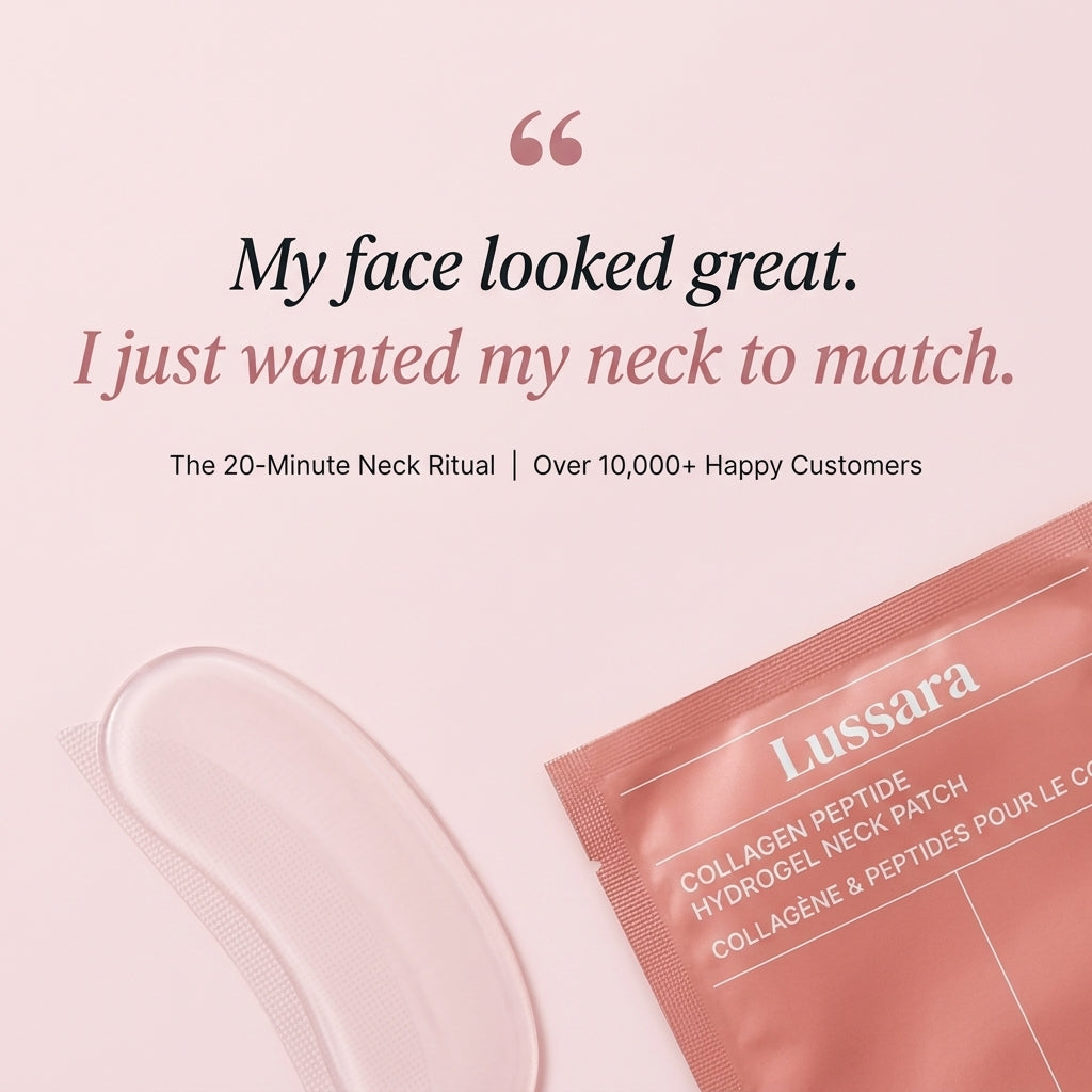 Glass Neck Hydrogel Patch