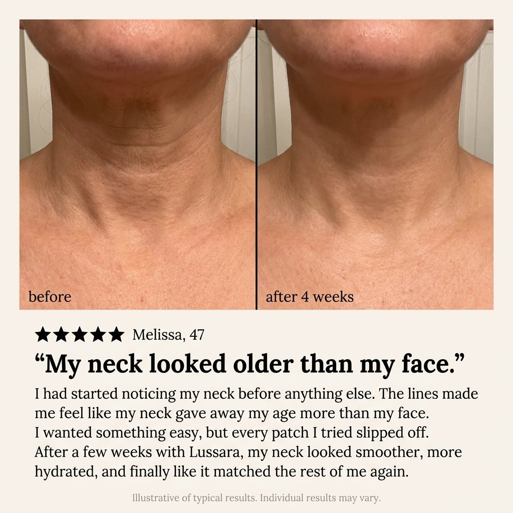 Glass Neck Hydrogel Patch