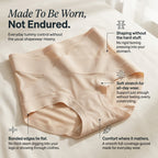No-Roll Tummy Control Briefs — 6 Pack