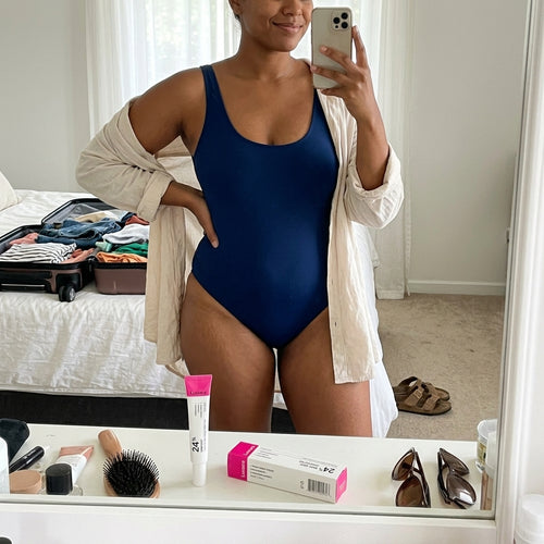 Buy the swimsuit.