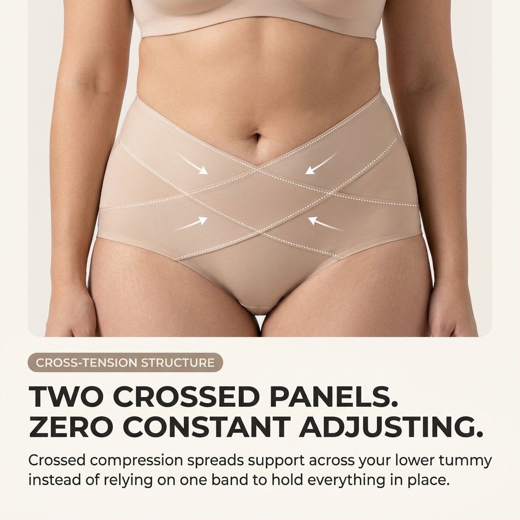 No-Roll Tummy Control Briefs — 6 Pack