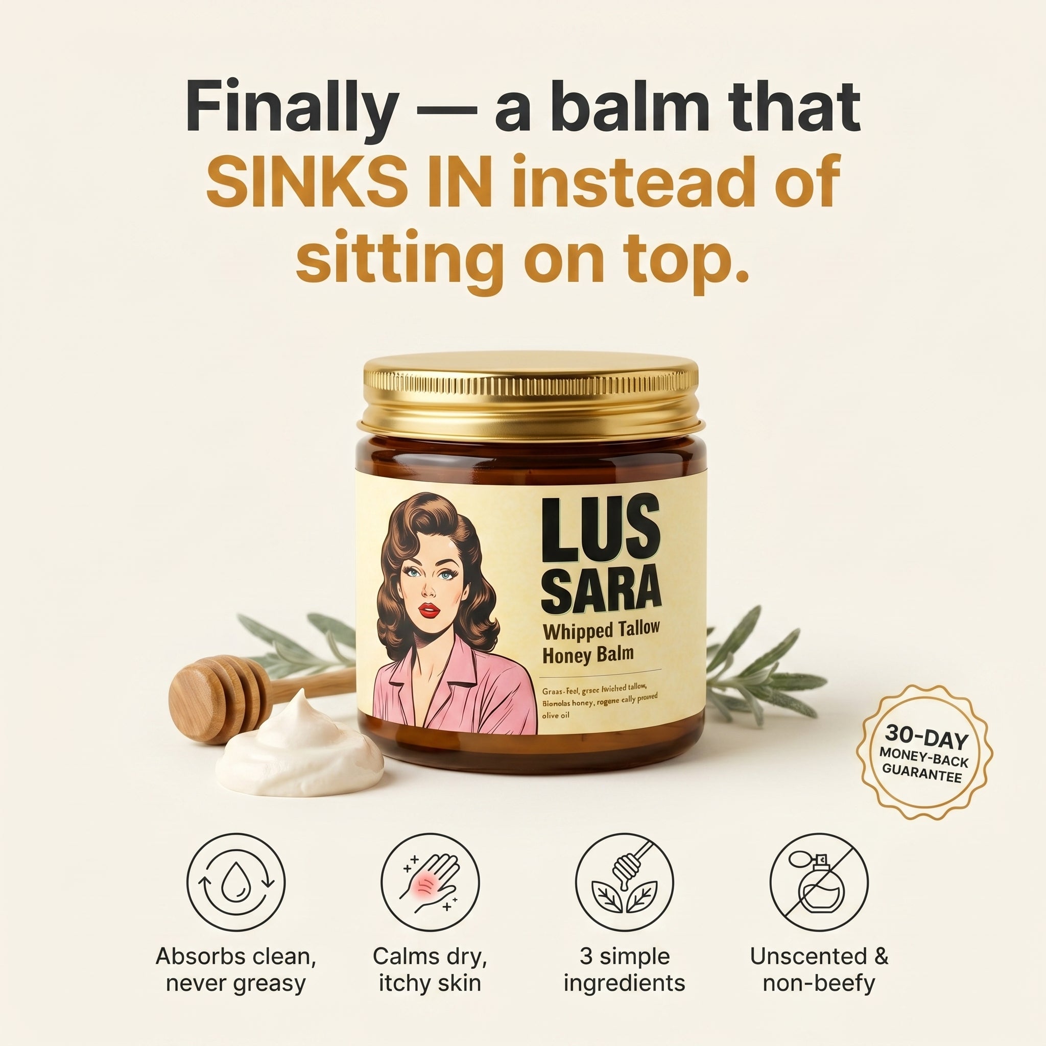 Lussara Calm Tallow + Honey