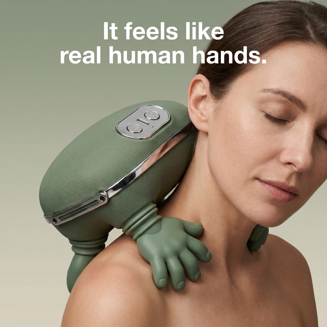 It’s not a vibrating gadget. It’s a pair of hands.