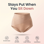No-Roll Tummy Control Briefs — 6 Pack