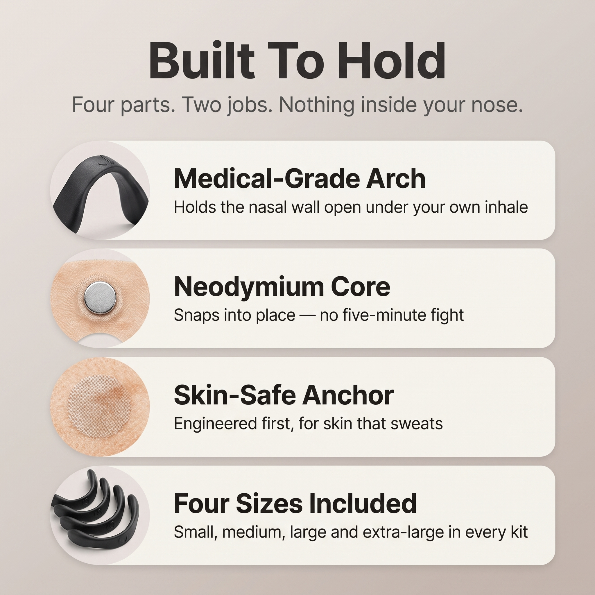 Lussara Magnetic Nasal Strips