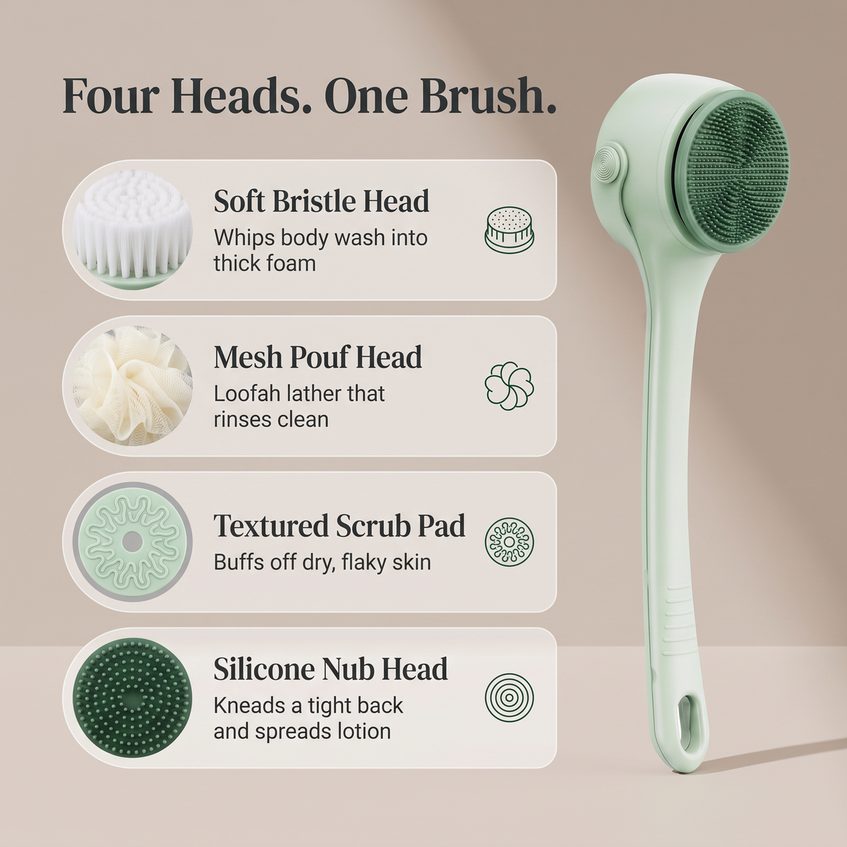 SpinBack Body Brush