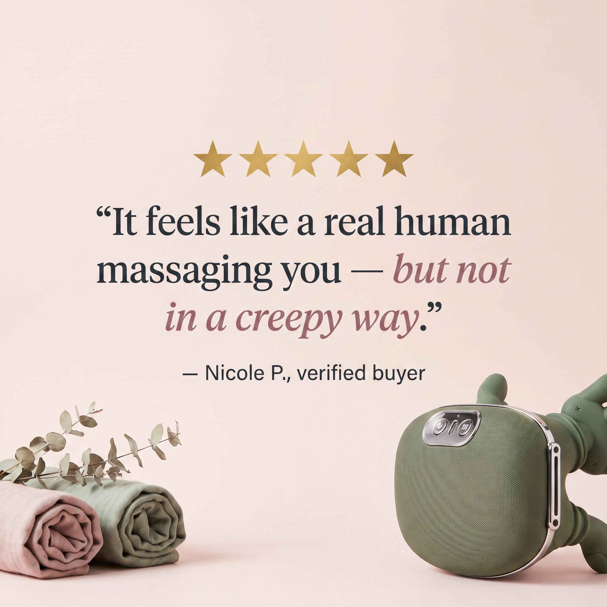 Lussara Knead™ — Hands-Free Bionic Neck & Shoulder Massager